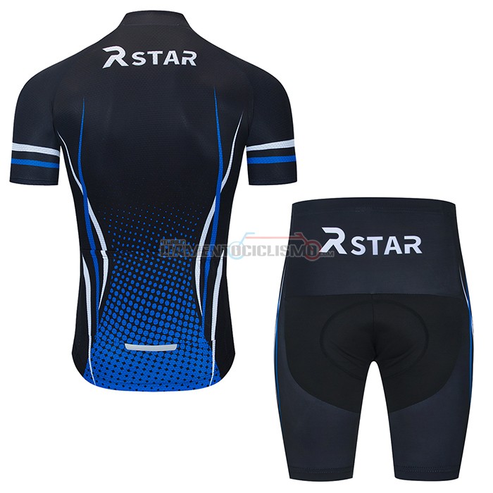 Abbigliamento Ciclismo R Star Manica Corta 2021 Nero Blu